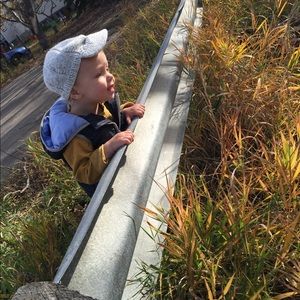 Boys hooded vest 18 month blue